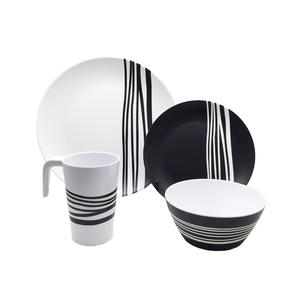 Ensemble d'assiettes et de bols de <span class=keywords><strong>service</strong></span> ensemble d'assiettes et de bols ensemble <span class=keywords><strong>complet</strong></span> en mélamine <span class=keywords><strong>vaisselle</strong></span> en mélamine pour restaurant - Product Image 2