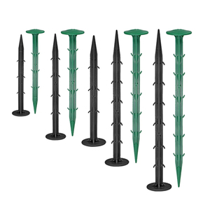 Ancrages en tissu plastique Fixation en plastique Brochet Pointe de sol en plastique pour bâche Ancrage au sol pour jardin - Product Image 1