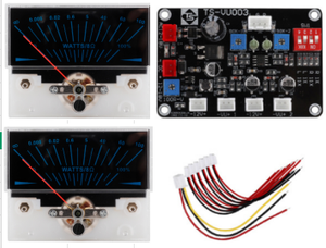 Độ chính xác cao Analog âm thanh VU <span class=keywords><strong>meter</strong></span> Power LED hiển thị cho khuếch đại mức tín hiệu stereo dB chỉ số với bo âm nhạc ánh sáng - Product Image 2