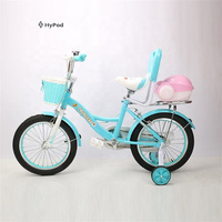 Vélo pour filles Princess rose 20 pouces, cadre en acier à une vitesse, avec roues d'apprentissage pour les enfants de 5 à 10 ans