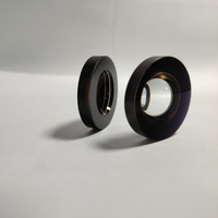 Painted Meniscus Optical Glass Lens Diam 34mm with Plano Convex Concave Multi Coated Fine Processing OEM ODM Support for Camera