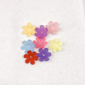 Aomiao's Mystery Acrylic Flower <b>Beads</b> Six Petal Frosted For Jewelry Making Bulk Loose <b>Beads</b> Material ABS <b>Plastic</b> Lucite - Product Image 1