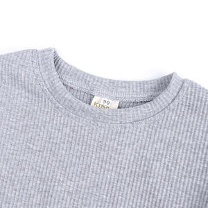 Deux ensembles de vêtements pour bébé, vêtements décontractés pour nouveau-nés, combinaisons en coton côtelé pour bébés, ensembles deux pièces unisexes pour filles et garçons, été - Product Image 4