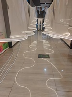 HY plafond scène drapé rideau décors magnifiques fournitures de mariage suspendus lumière blanche décor d'événement pour les événements de mariage