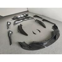 Kit carrosserie en fibre de carbone RY Style lèvre avant diffuseur arrière garde-boue jupe latérale aileron arrière lame de vent pour McLaren 720s