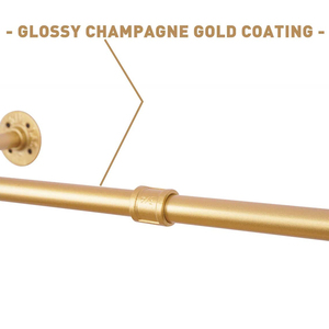 Giá Treo Quần Áo Bằng Ống Sắt Công Nghiệp Giá Treo Tường Tủ Quần Áo Giá Trưng Bày Bán Lẻ Closet Storage <span class=keywords><strong>Clothes</strong></span> Organizer - Product Image 4