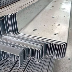Acier doux du fabricant/galvanisé Z Purlins Z barres en aluminium en forme de <span class=keywords><strong>canal</strong></span> Zinc acier structurel-soudage par flexion ASTM offert - Product Image 1