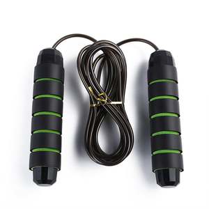 YIWU ejercicio gimnasio entrenamiento cuerpo construcción forja esponja mango saltar <span class=keywords><strong>cuerda</strong></span> ajustable saltar <span class=keywords><strong>cuerda</strong></span> cruzada - Product Image 5