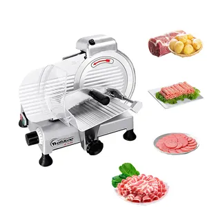 best 10 inch fresh frozen meat slicer brands meat blocks ultra-thin blades cutting frozen meat machine crusher