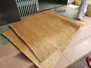 Handcrafted Water Hyacinth Runner Natural Woven Straw <b>Table</b> <b>Mat</b> for Wedding Party and Holiday Decor Sustainable Farmhouse Runner - Product Image 4