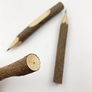 Crayon Personnalisé Écologique, Crayon Naturel Fait Main en Branche, Crayon en Bois Artisanat, Stylo - Product Image 3