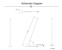 JCD710 Whip antenne DAB extérieure RG174 câble amplificateur de polarisation linéaire antenne de voiture