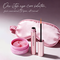 Masque pour les yeux en cristal coréen à étiquette privée, 60 pièces, élimination des poches, refroidissement profond, hydratation, masque pour les yeux brillant pour les yeux secs