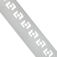 3213 Profilé en aluminium pour bande LED, installation encastrée avec bord unique, adapté aux murs en carrelage céramique