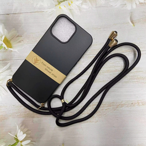 100% compostable paille de blé amical Bio dégradable <span class=keywords><strong>bandoulière</strong></span> ceinture téléphone antichoc étui pour <span class=keywords><strong>iPhone</strong></span> 16 15 14 13 12 Pro Max - Product Image 1