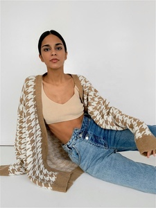 Maglioni di lana taglie forti Design per <span class=keywords><strong>Cardigan</strong></span> da donna maglione lavorato a maglia spessa <span class=keywords><strong>Cardigan</strong></span> autunno Oversize da donna e maglieria - Product Image 2