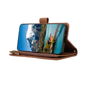 9 porte-cartes en cuir PU pour iPhone 17 16 15 14 13 12 11 Pro <span class=keywords><strong>Max</strong></span> Plus 16e 8G 7G Zipper Business Back Covers - Product Image 4