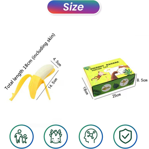 Jouets sensoriels en forme de banane pour adultes, jouets à presser pour enfants atteints d'autisme, jouets pour soulager l'anxiété, cadeau original, cadeau sensoriel - Product Image 6