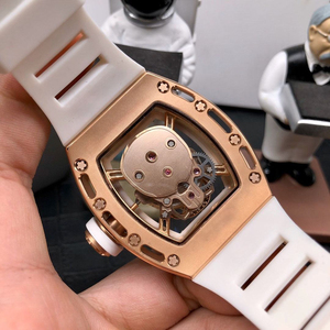High-end men's mechanical <b>watch</b>, gold skull diamond-<b>set</b> tourbillon automatic <b>watch</b> - Product Image 3