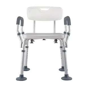 Cadeira ajustável do chuveiro do banheiro do assento do banho do equipamento e dos cuidados médicos para idosos adultos