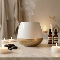 Diffuseur d'huiles essentielles aromathérapeutiques coloré, diffuseur d'arômes ultrasonique, diffuseur de parfum, diffuseur d'air frais de luxe