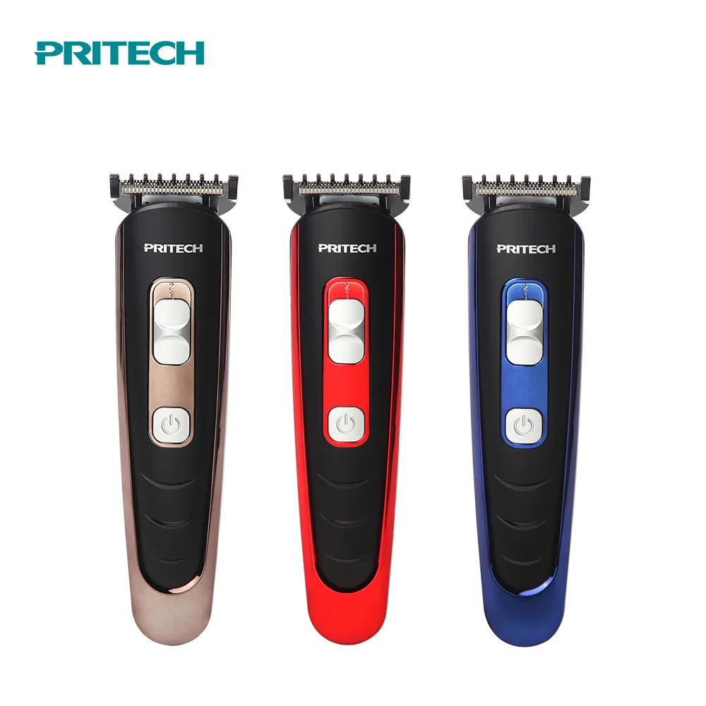 PRITECH Neue Design 8 Stunden Lade Männer Haar Clipper Mit led-anzeige