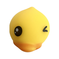 Vente en gros de jouets animaux mous TPR Canard Soulagement du stress Jouets animaux spongieux TPR + farines Jouets de décompression à presser
