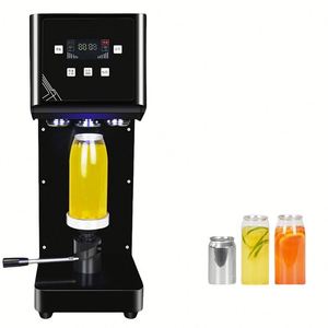 Sellador de Latas Comercial de 55 mm para Botellas de Bebidas de 330 ml/500/650 ml, Sellador de Bebidas para Botellas de PET, Incluye Té con Leche y Café - Product Image 2