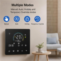 Thermostat intelligent WiFi Tuya avec écran tactile LCD, contrôleur de température pour chauffage au sol, compatible Alexa et Google