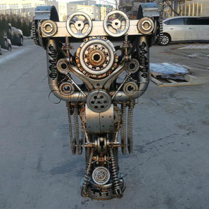 Table de <span class=keywords><strong>bar</strong></span> en fer de style steampunk rétro, sculpture métallique, décoration vintage de haute qualité <span class=keywords><strong>pour</strong></span> salon de tatouage, café, restaurant - Product Image 6