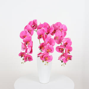 Arreglo <span class=keywords><strong>de</strong></span> Flores Artificiales <span class=keywords><strong>de</strong></span> 9 Cabezas <span class=keywords><strong>de</strong></span> Phalaenopsis, Impresión 3D, Simulación <span class=keywords><strong>de</strong></span> Flores para Bodas, Decoración del Hogar y Hoteles - Product Image 1