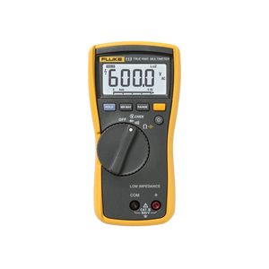 Multímetro Fluke 113 True RMS, 600 V CA/CC, 10 A, Alimentado por Batería, Amarillo, Plástico, Medidor de Utilidad - Product Image 1