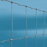 Malla de Alambre Galvanizado Económica de 1.8m con Nudos, Certificación ISO, Tratada Térmicamente, Resistente a la Corrosión, Duradera, para Cercas de Granja, Cerdos, Jabalíes y Ciervos