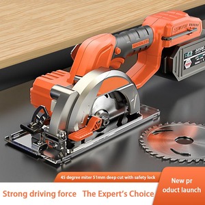 Sierra Circular de Litio de 5.5 Pulgadas con Batería de 88VF, Sierra de Corte Inalámbrica Recargable sin Escobillas para Trabajos en Madera, Tipo Recargable - Product Image 3
