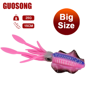 เหยื่อ<span class=keywords><strong>ปลา</strong></span>หมึก Guosong หูบางเหยื่อนุ่ม15ซม. 60ก. เหยื่อรูปปลาหมึกเหยื่อตก<span class=keywords><strong>ปลา</strong></span>ทะเล - Product Image 1