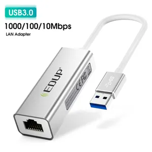 Adaptateur USB 3.0 vers RJ45 Ethernet, 10/100/1000M, pour ordinateur de bureau, Notebook