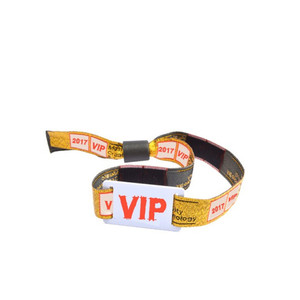 Pulsera de tela RFID con etiqueta epoxi NFC para evento de museo - Product Image 4