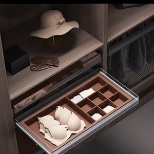 Clothing Organizer <b>Drawer</b> <b>Storage</b> Basket Rectangular Space Saving Bedroom <b>Storage</b> Multi Purpose Telescopic Pull Out - Product Image 3