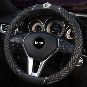 Cubierta para <span class=keywords><strong>volante</strong></span> de coche, piezas de diamante brillante, 38CM - Product Image 5