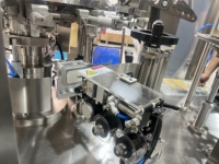 Machine de remplissage et d'emballage rotative pour sauce mayonnaise en doypack, sachets à bec verseur et sacs préformés de 100g à 2kg