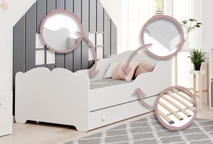 Роскошная деревянная детская кровать односпальная кровать один большой ящик в европейском стиле Экономия пространства двойной диван-кровать - Product Image 3