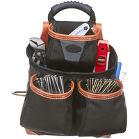 Sac à outils noir et beige 1 pièce La sangle élastique empêche les outils tels que les pinces de glisser