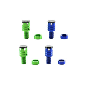 Cache-trou de rétroviseur de moto personnalisé - Capuchon universel en aluminium pour fixation de rétroviseur - Product Image 4