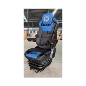 Asiento de Conductor para Camión de Servicio Pesado con Suspensión Neumática Ajustable y Airbag Modelo Popular - Product Image 3