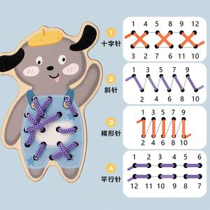 Juegos para Niños que Desarrollan la Imaginación, Educación Infantil, Tarjetas de Costura con Animales - Product Image 4