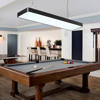 Luminaires suspendus OEM pour salles de billard, salles de jeux, restaurants, cafés, éclairage LED pour table de billard, lumière LED pour table de billard