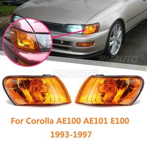 ฝาครอบไฟเลี้ยวมุมสีเหลืองอำพันสำหรับ Toyota Corolla AE100 AE101 E100 ปี 1993 1994 1995 1996 1997 อุปกรณ์เสริมไฟเลี้ยว - Product Image 1