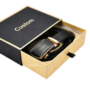 กล่องบรรจุภัณฑ์เข็มขัดแบบสั่งทำพิเศษจากโรงงานโดยตรง กล่องของขวัญกระดาษแบบลิ้นชักเลื่อนได้ พร้อมโลโก้ - Product Image 2