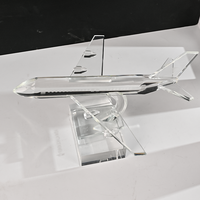 Avion personnalisé de haute qualité Modèles en cristal personnalisés Prix Souvenirs professionnels Autres objets artisanaux en cristal