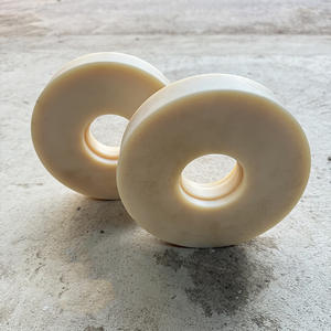 공장 맞춤형 플라스틱 나일론 풀리(베어링 포함) 외경 4.5인치(115mm) 플라스틱 시브 풀리 휠 - Product Image 1